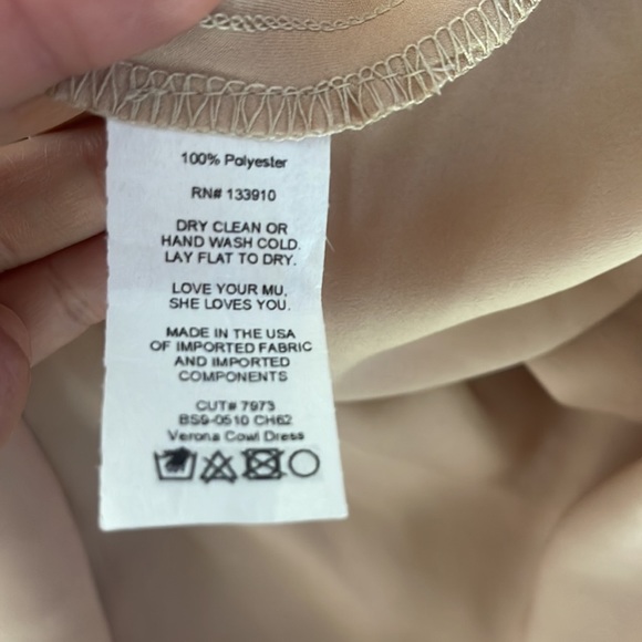 Show Me Your MuMu Verona Cowl Dress M - Picture 5 of 5